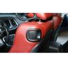 ABS Carbon Fiber Backrest Seat Handle Button Decor Cover Bezel Trim For Dodge Challenger 2016-2023