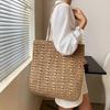 Yogodlns Classic Summer Woven Bag Women Beach Shoulder Bag Casual Large Capacity Straw Totes Bag Ladies Travel Shopping Handbag and Purse