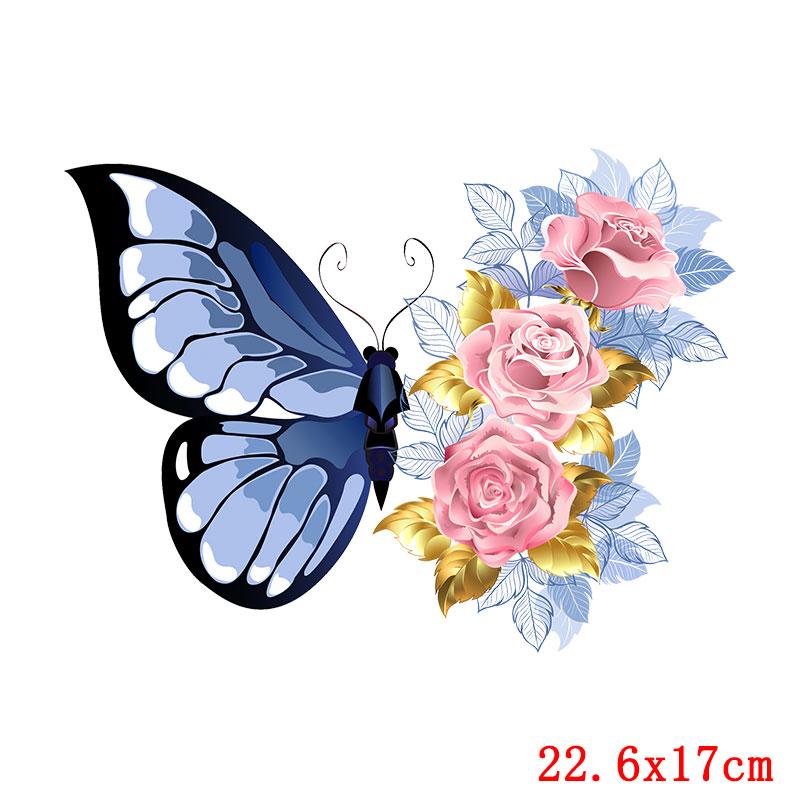 Cartoon Animal Applique Iron On Transfer Funny Pumpkin Heat Transfer Patch For Clothes Hippie Cat Thermal Stickers On Clothes