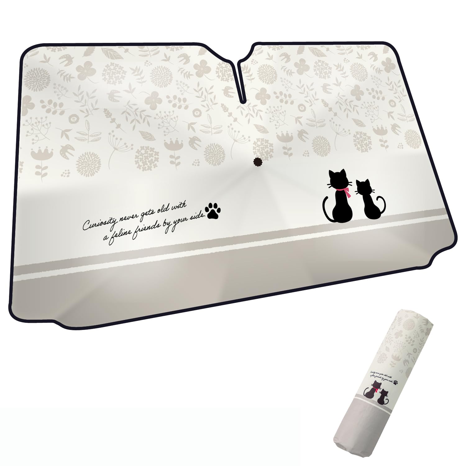 

BONFORM Cat Twins 1350 x Umbrella-Shaped Sunshade, Medium, Size 750mm, Color Ivory, 7606-07IV