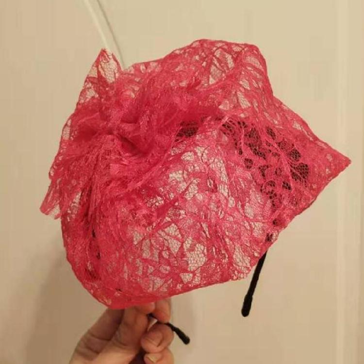 Fascinator Hut Damen Blume Netzband Kopfband Cocktail Teeparty Kopfschmuck