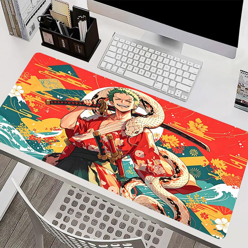 Mouse Pad Gaming Desk Mat Laptop Hd Print One Piece Mouse Mat Anime Keyboard Pad Gamer Rug Office Carpet Mousepad Home Table Pad