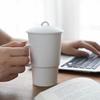 Tasse à thé en céramique Wanqiantang Jingjie Glaçure Sable Blanc