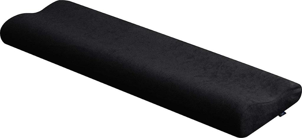 Ottostyle.jp 100cm High-Resilience Long Pillow, Black [Approx. 100cm Wide X 30cm Deep X 845cm High] Pile-Style