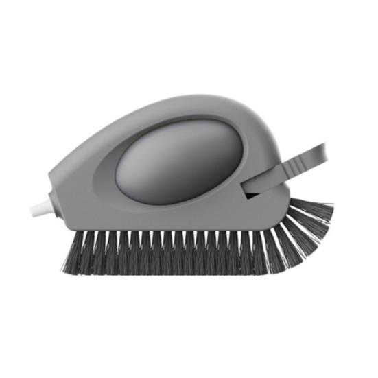 3v1 Kartáč na čištění okenních drážek se škrabkou Tuhé štětiny Ergonomická rukojeť Nástroj na čištění drážek