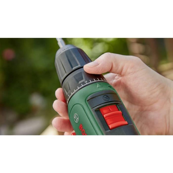 Bosch EasyDrill 18V 40 Drill Driver + 2 18V 1.5Ah Batteries + Systembox with 241 Accessories + Charger AL1810CV 06039D8007