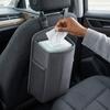 Folding Design Auto Interior Seat Organizer Center Console Tissue Bag  Car Storage