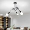 Ceiling Lamp Home Fixtures Spatial Extension Curved Design Hanging Lights for Hallway Entryway