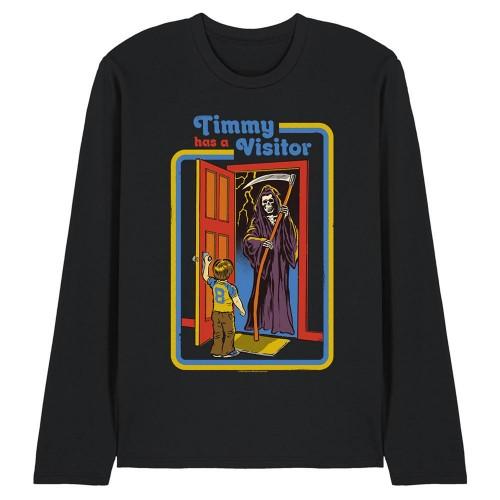 Steven Rhodes Unisex Adult Timmy Has A Visitor Long-Sleeved T-Shirt