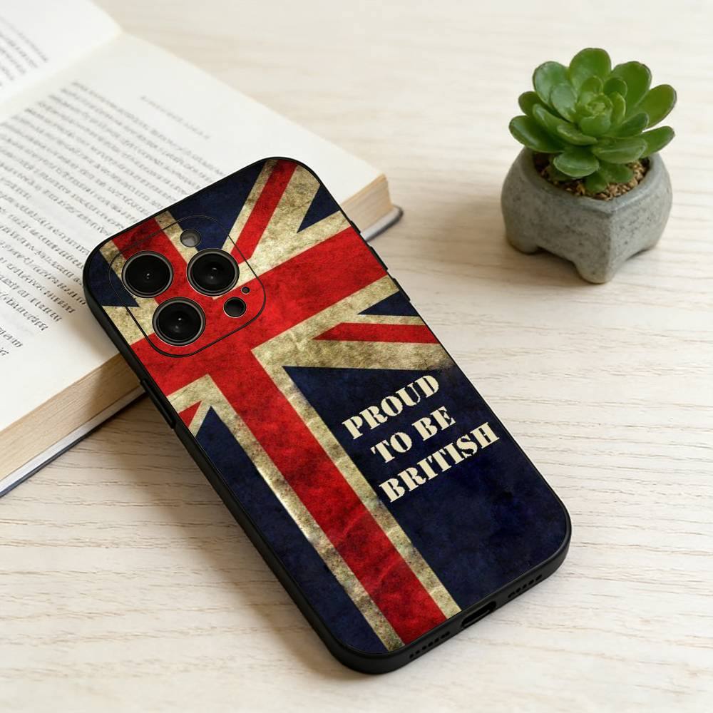 

The Culture of the British National Flag Phone Case Silicone Soft For IPhone 17 16 15 14 13 12 11 X XR Plus Pro Max Plus iPhone16se4