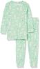 Amazon Essentials 2-Piece Cotton Pajama Set, Snug Fit, Mint Green, Forest Animals, Size 75