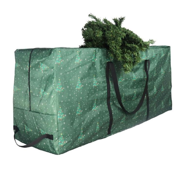 Large Capacity Tree Preservation Bag Waterproof Wreath Pouch Holiday Decoration Holder with Strong Handles and Zippers