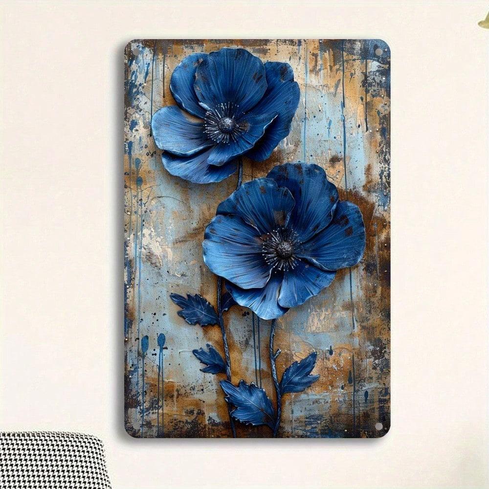 Flat 2D Metal Sign Wall Decor