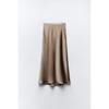 Za2024 Spring-Summer New Type Women's Sheath Skirt Long Dress Silk Satin Texture Midi Dress 1165054 401