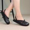 Fashion Retro Flat Baotou Sandals Women's 2025 New Soft Sole Back Empty Women's Shoes