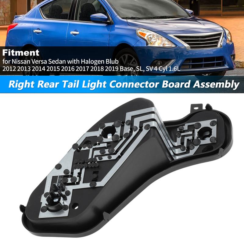 X Autohaux Плата с разъемами заднего фонаря в сборе справа для Nissan Versa 2012- № 265513AW0A
