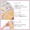 Patterns Gift Boxed Folding Wave Floating Tulip for Heatstroke Auspicious Gift Wpc. Fan, Type, Design, Women's, Stylish, Cute, Commuting, School,