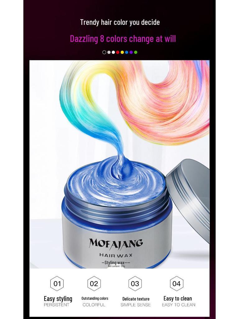 Heiß verkaufende graue Haarwachs-Knete für das Styling von Männern