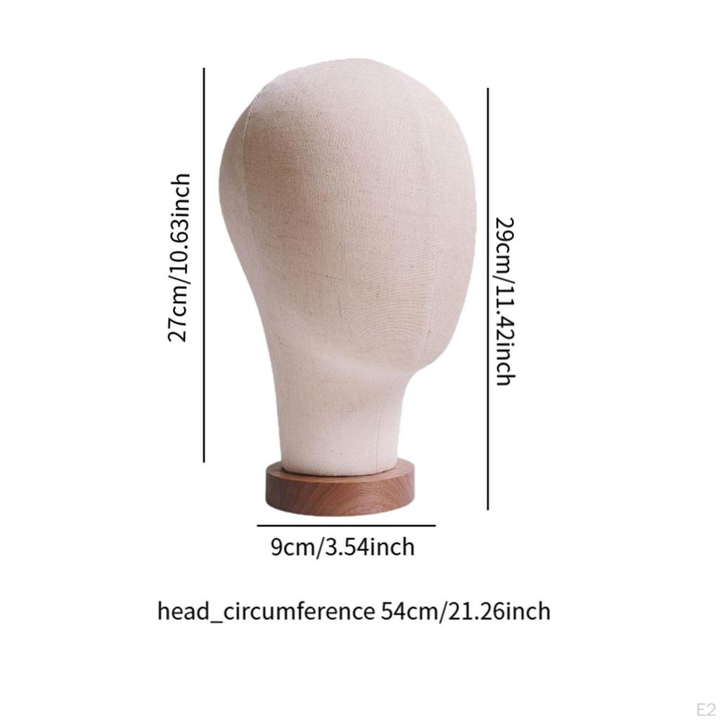 Wig Head Model Hat Display Stand Multipurpose Styling Mannequin Manikin Caps Storage Rack for