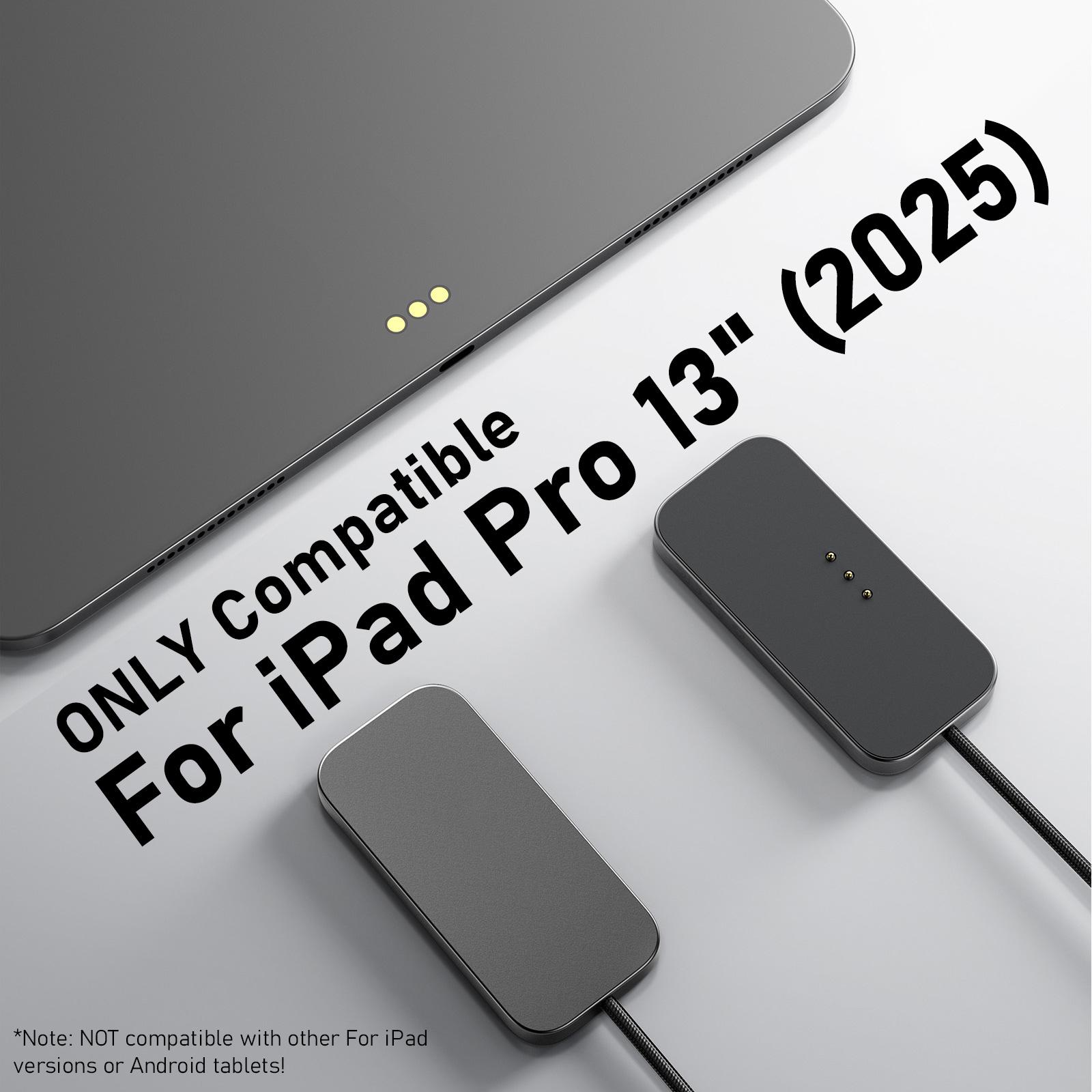 

Новий магнітний бездротовий зарядний пристрій для iPad Pro 18/35 Вт Швидка зарядка з USB-C кабелем 2 м Розумний зарядний пристрій для iPad Зарядний пристрій Smart Connector