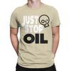 Just Stop Oil Save the Earth Men T Shirt Environmentalism Funny Novelty Tees Short Sleeve Crewneck T-Shirts Pure Cotton Gift Top