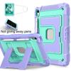 Rugged Armor Kids Case For iPad 10th Air 5 4 10.9 Air 11 13 10.2 8th 9th 9.7 Generation Tablet Stand Shockproof Cover