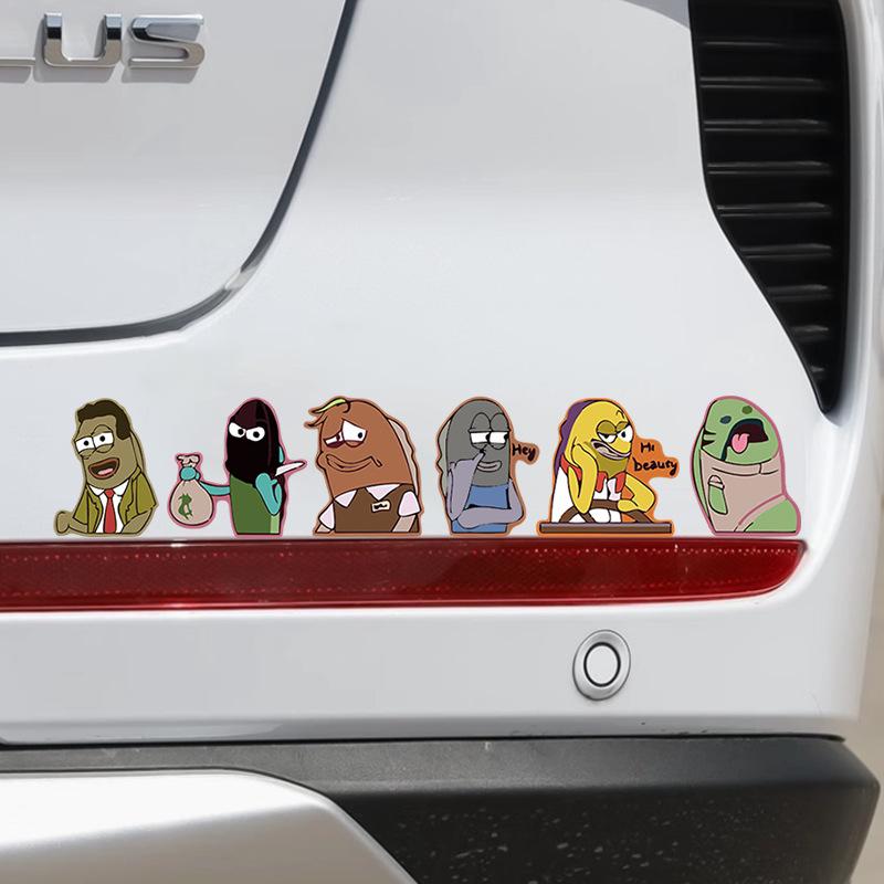 

Car stickers, cute decorative stickers красный
