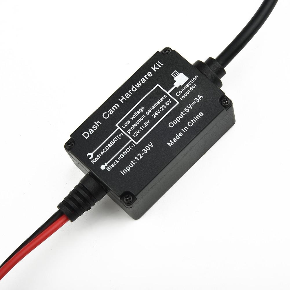 12v To 24v Hard Wire Fuse 5v 2amp Box Car Recorder Hard Wire Kit Mini USB 1 SET 322GW 422GW And 522GW High Quality