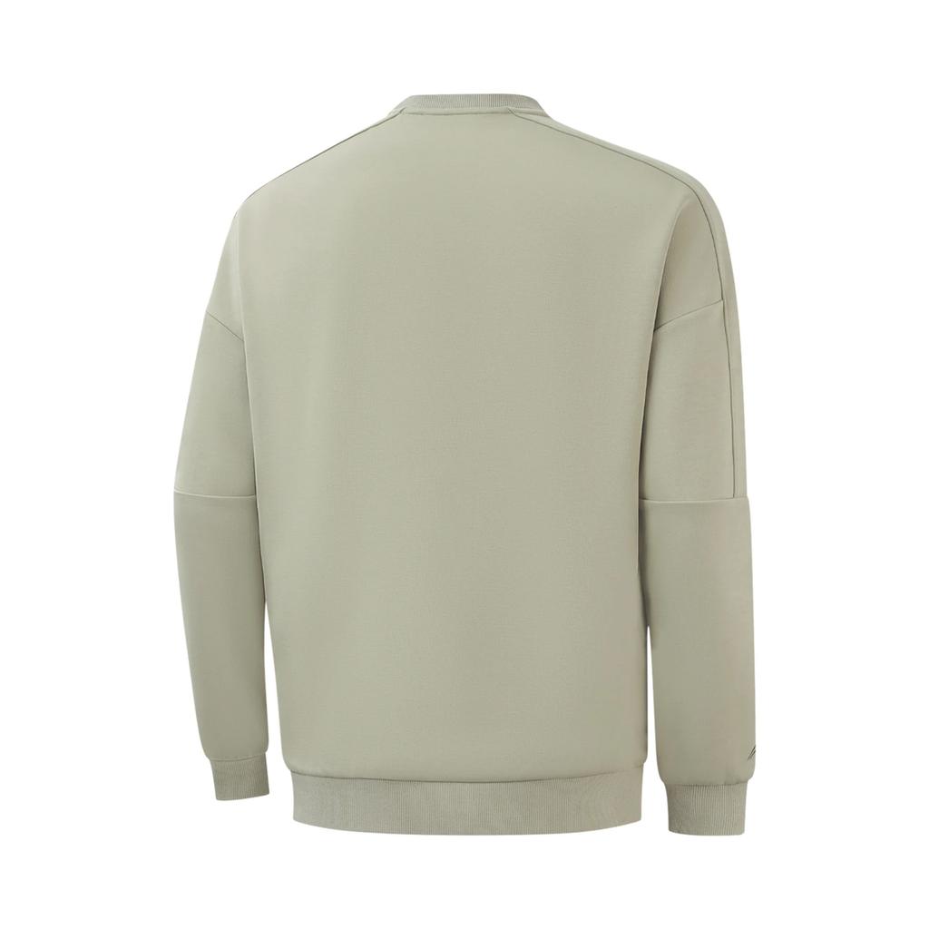 Li Ning Group Purchase Series Round Neck Casual Pullover Sports Simple Comfortable Versatile Sweatshirt Men sweatshirt AWDV299-8