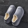 2025 Winter Waterproof Cotton Slippers: Warm, Slip-On, Fleece-Lined, Heel-Covered for Men & Women