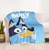 Bluey Bingo Adventure Blanket Ultra-Soft Suitable for Seaside Couch Livingroom for All Occasions Modern Ideal Gift for Friends Family Couples Picnic