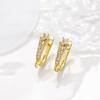 Versatile European & American Heart Pearl Y & U-Shaped Copper Earrings & Ear Cuffs