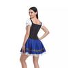 Oktoberfest Dirndl: Sexy Halloween Maid Costume Mini Dress for Bar Waitress