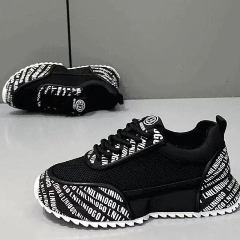 Summer men's shoes trend versatile casual breathable mesh bag bottom fashion soft sole light running tide shoes