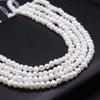1String, White Natural Freshwater Pearls Beads, 3-4mm, for DIY Jewelry Making, Unique Birthday Party Wedding Crafts, 36cm