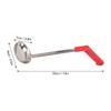 Curved Handle Cooking  Ladle 304 Steel Kitchen Spoon Anti Rust Basting Spoon  Hot Pot