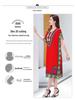 Summer Cotton Silk Loose Fit Mid-Length Bat Sleeve Dress for Women - Plus Size, Belly Covering, Slimming Beach Dress for Moms