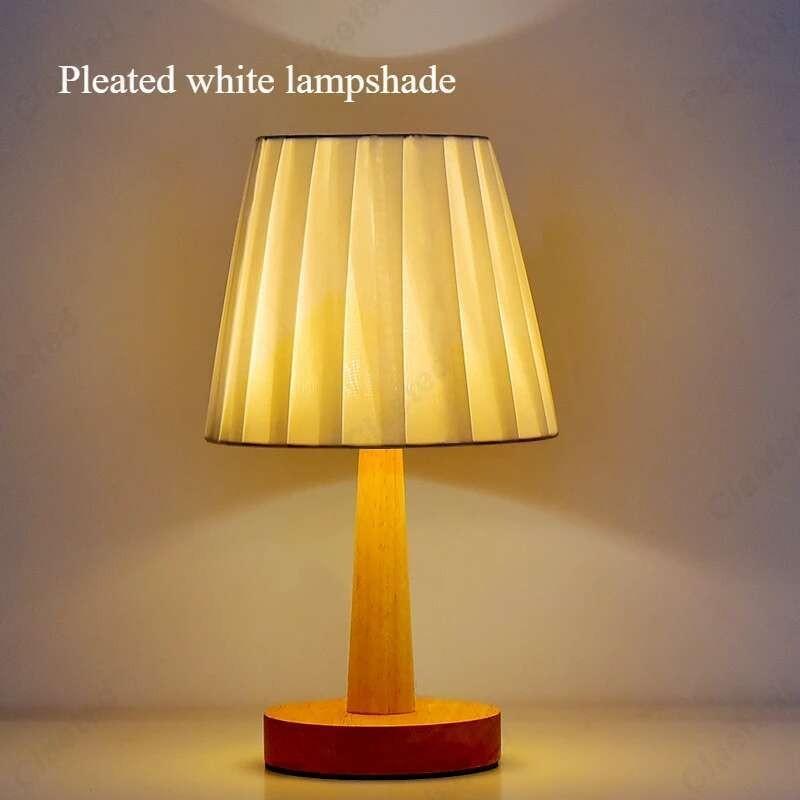 Nordische Nachttischlampe Dimmbar USB Nachtlicht für Babyfütterung Schlafzimmer Schlaflampe