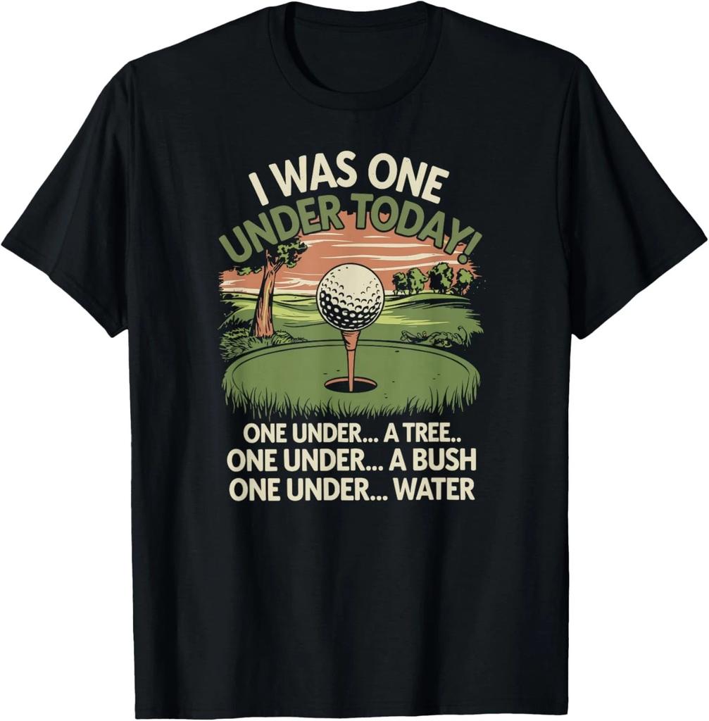 Oggi ero Uno Sotto Divertente Amante del Golf Giocatore di Golf Golfare Regalo Maglietta Unisex