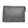 [Gebraucht] Pochette Voyage MM Classic Monogram Beschichtetes Canvas Taïga Leder Kulturtasche Clutch Mittel - Ausgezeichnet #2KYTCA
