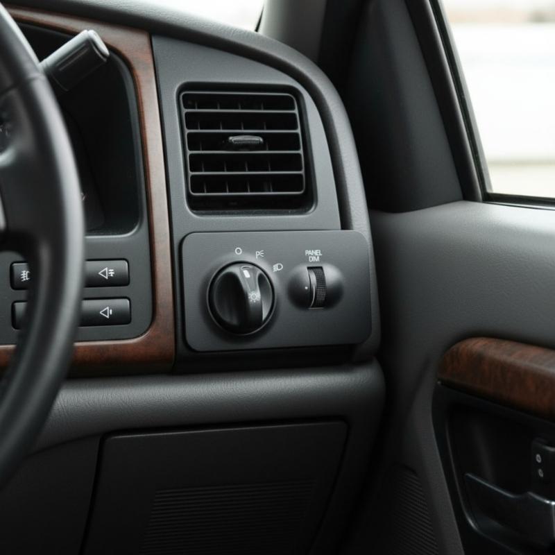 Headlight Switches Panel Trim Cover 88924369, F81Z11654AA Headlight Switches Buttons Panel Cover Trim
