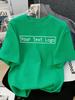 Customized Personalized Your Text Logo Female T Shirts Cotton Breathable Soft Workwear Casual Loose Home Clothes Trendy Y2K Tee
