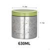 Insulated Lunch Container 630ml Portable Meal Prep Leakproof for Office