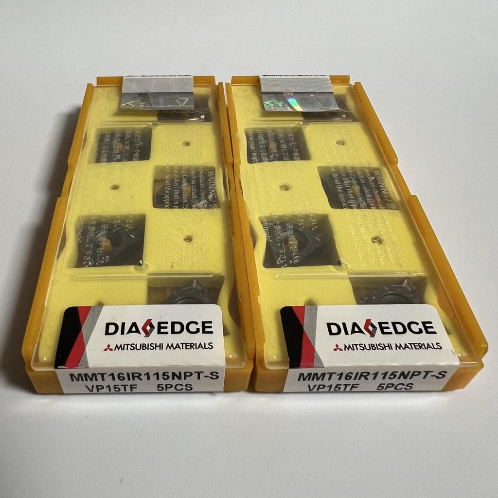 Mitsubishi / MMT16IR115NPT-S VP15TF / Carbide CNC Blade 10 Pcs