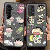 Cartoon Crayons Shinchan Phone Case for Samsung Galaxy A71 A72 A73 A12 A22 A13 A33 A53 A73 A51 A31 A11 A14 A21s A72 A32 Cover