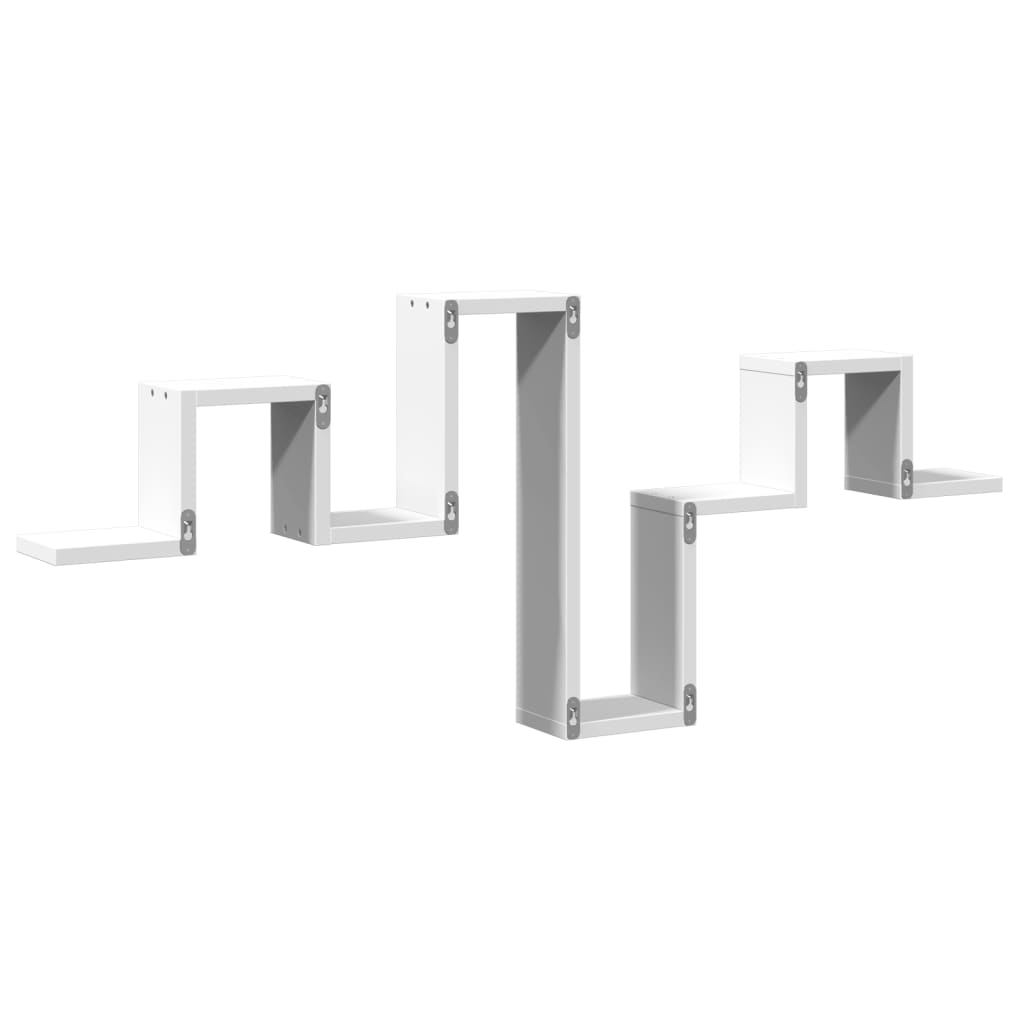 Irregular wavy creative wall shelf for hallway, bedroom, living room, bathroom, decorative display wall shelf, 104.5x10x43 cm