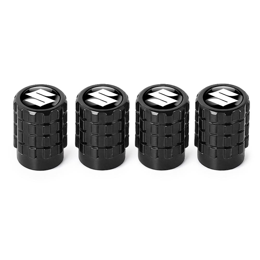 3D hliníková slitina Krytky ventilků pneumatik na kola auta Kryty stonků ráfků pneumatik Airdust pro Suzuki Alto AX100 Liana Gsxr 600 750 Celerio Cross