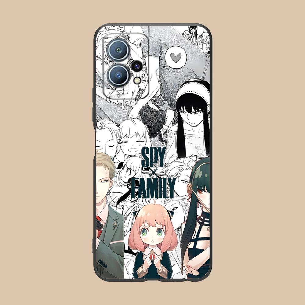 Anime Spy Family Mobile Phone Case for Huawei P60 P50 P40 P30 P20 P10 P9 P8 Pro Lite Plus Colorful Printing Cover Luxury Pretty