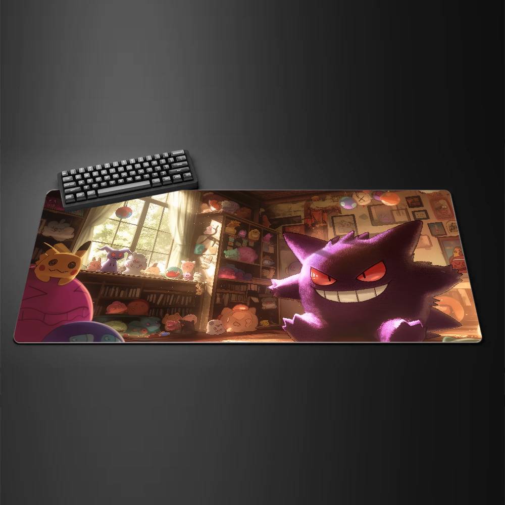 Pokemon Gamer Mouse Pad XXL Rubber Keyboard Mousepad Desk Mat With 2MM Lock Edge For Computer
