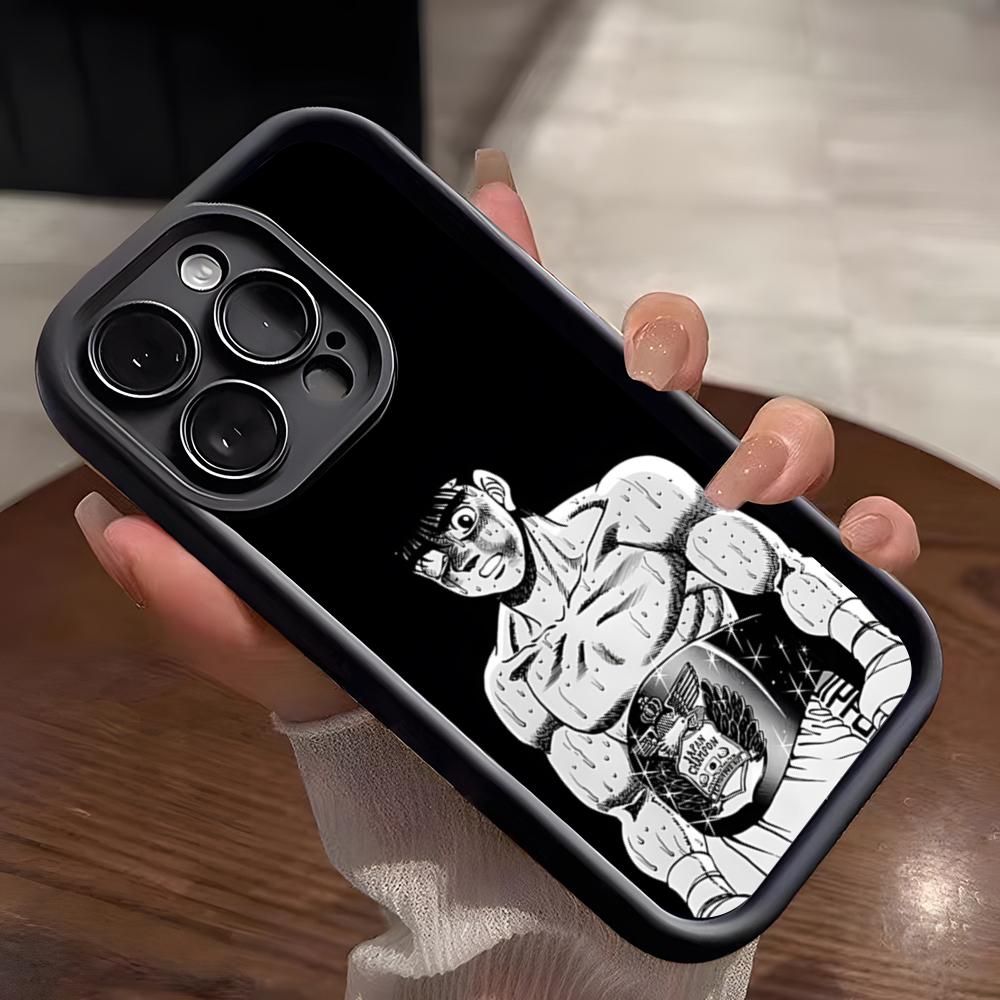 

Hajime No Ippo Cool Anime Phone Case For IPhone 17 Pro Max 15 Pro 16 14 Plus 12 13 Mini 11 Pro Shockproof Soft Cover iPhone 16 Pro Max